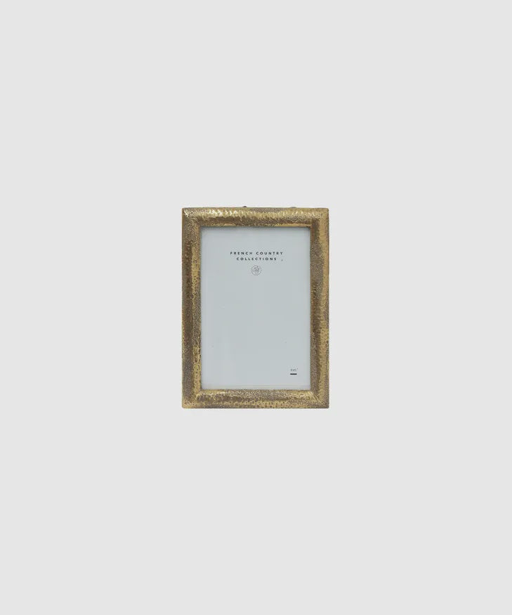 French Country Collection Hammered Gold Photo Frame 4 x 6"