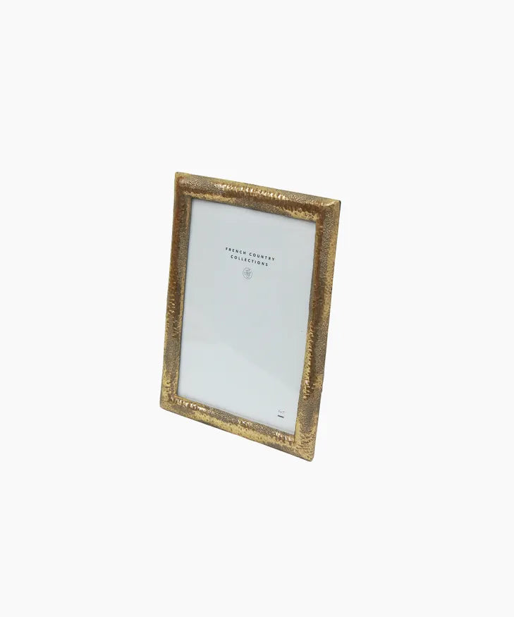 French Country Collection Hammered Gold Photo Frame 5 x 7"