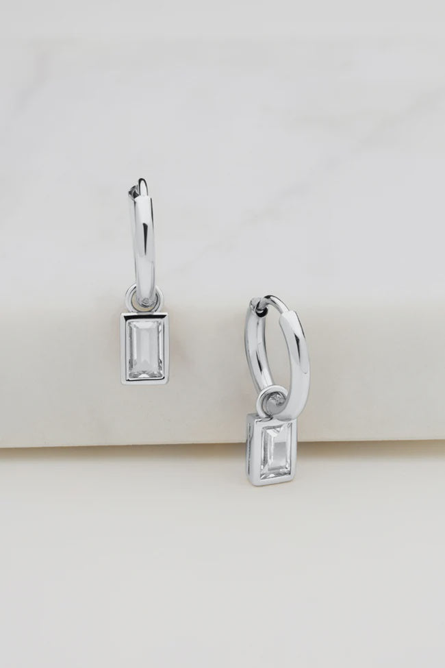 Harlow Mini Huggie Earring Silver