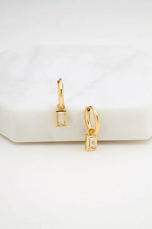 Zafino Harlow Mini Huggie Earring Gold