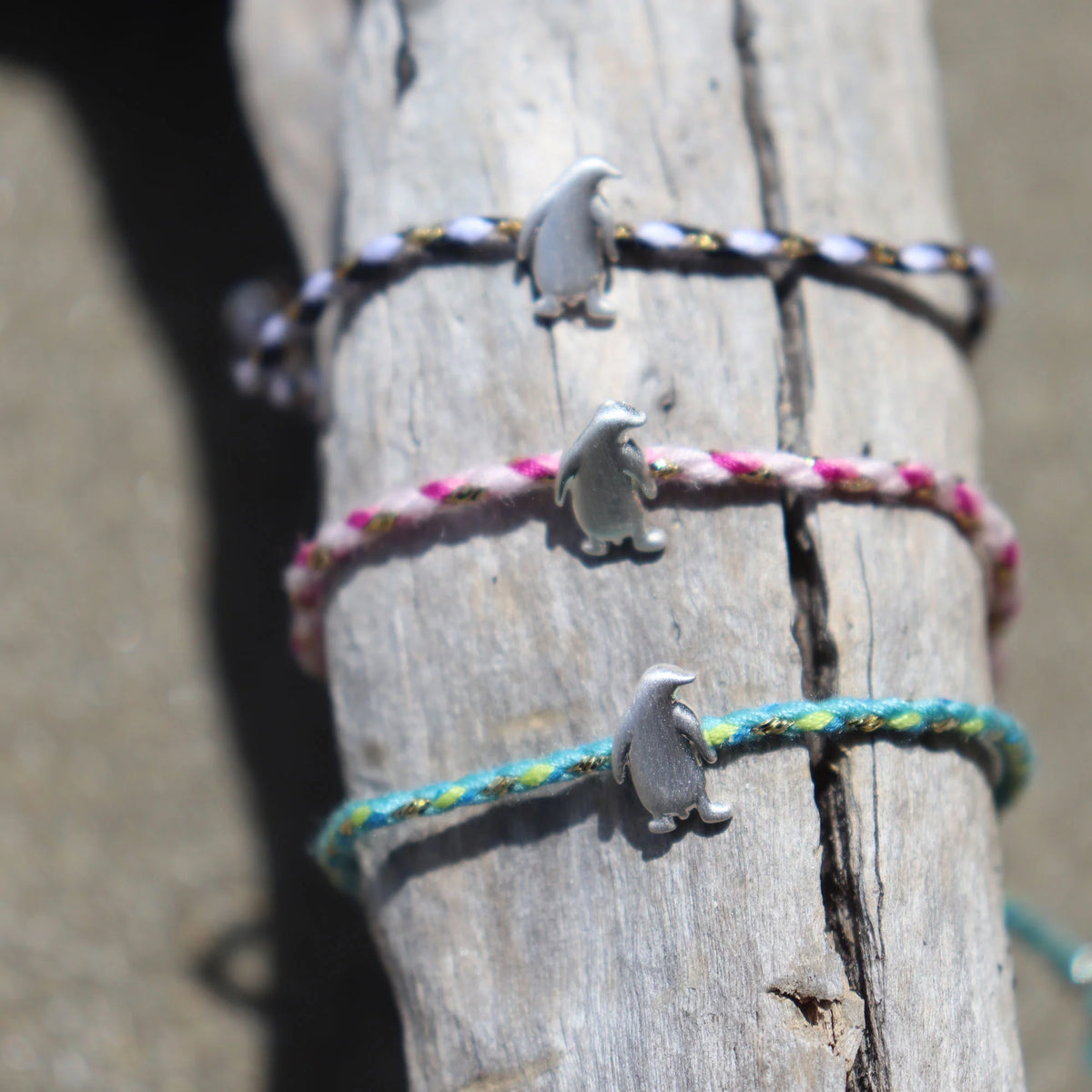 Little Taonga Harmony Kororā Rope Bracelet