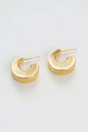 ZAFINO Harper Hoop - Gold - Essential Earring