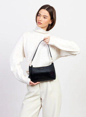 SABEN Haven Shoulder Bag - Black Dipped