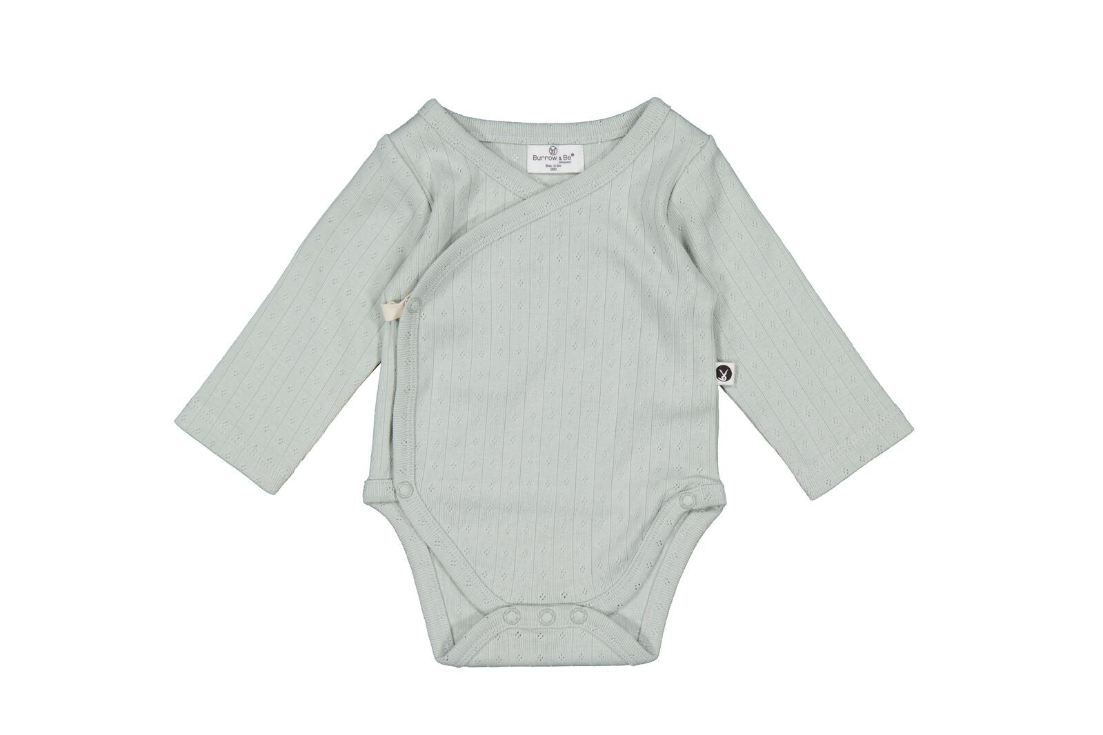Haze Pointelle Long Sleeve Kimono Bodysuit