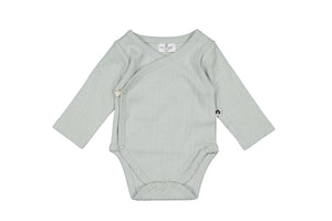 Haze Pointelle Long Sleeve Kimono Bodysuit