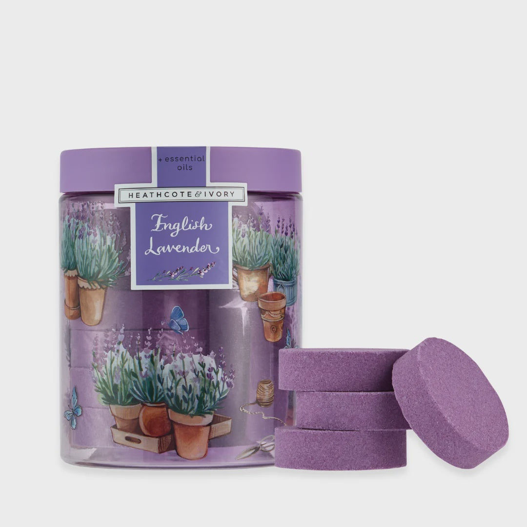 Heathcote & Ivory English Lavender Shower Steamers 10x25g 