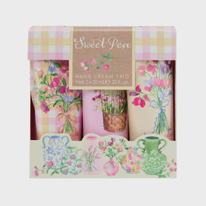 Heathcote & Ivory Sweet Pea Hand Cream Trio 3x30ml 