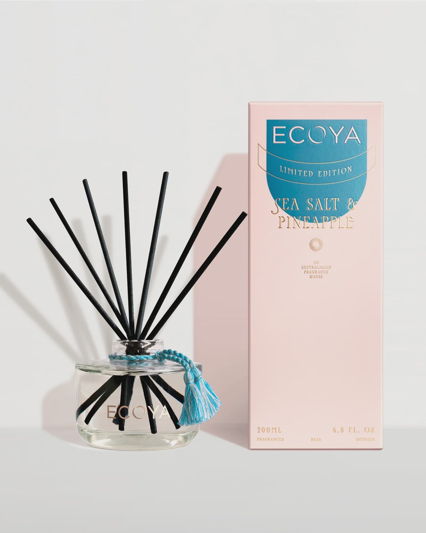 ECOYA High Summer - Sea Salt & Pineapple Reed Diffuser 200ml