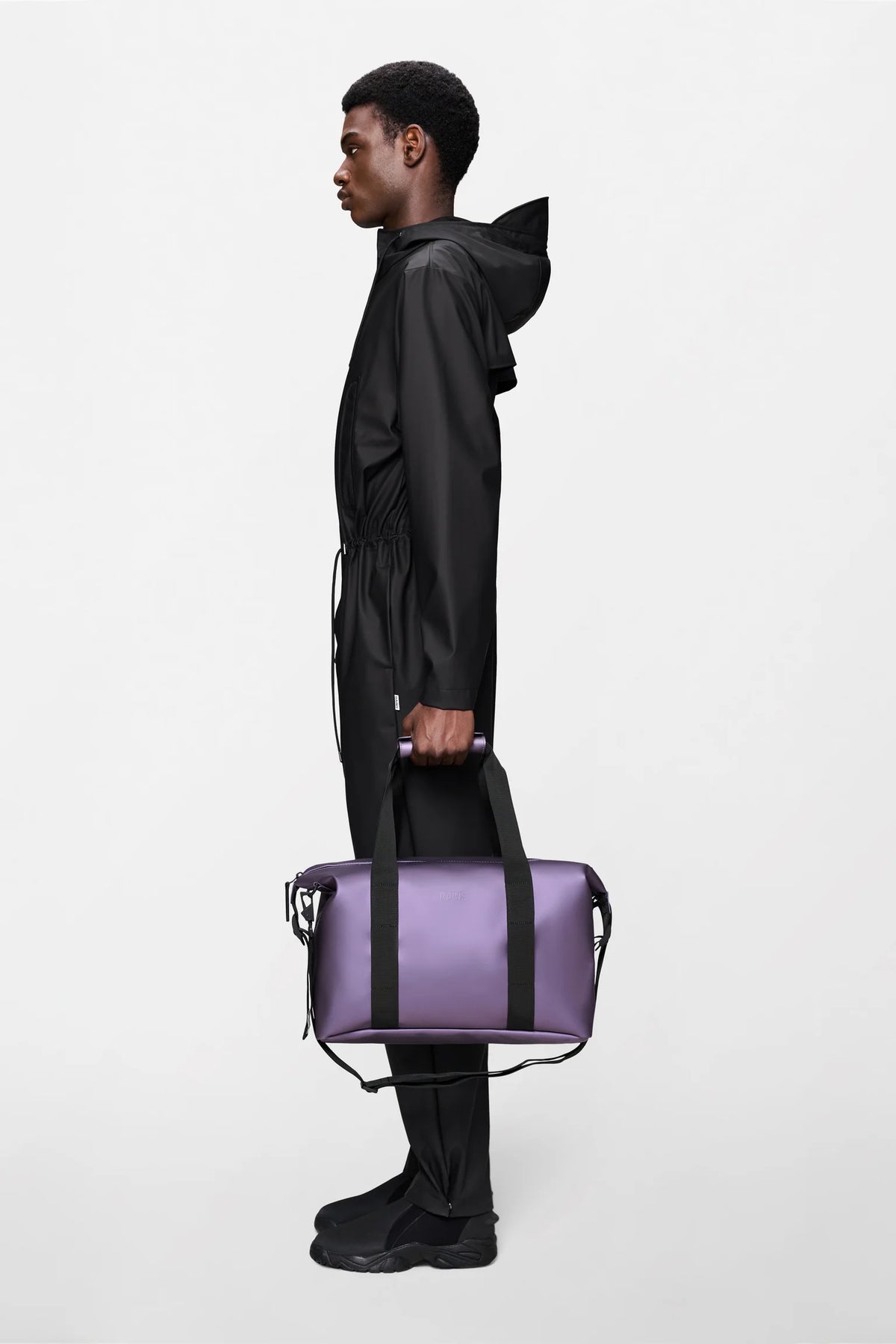 RAINS Hilo Weekend Bag Small W3 - Body Purple duffel bag