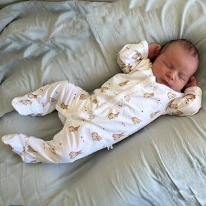 Dimples Cotton Babygrow - Bunny Baby onesie