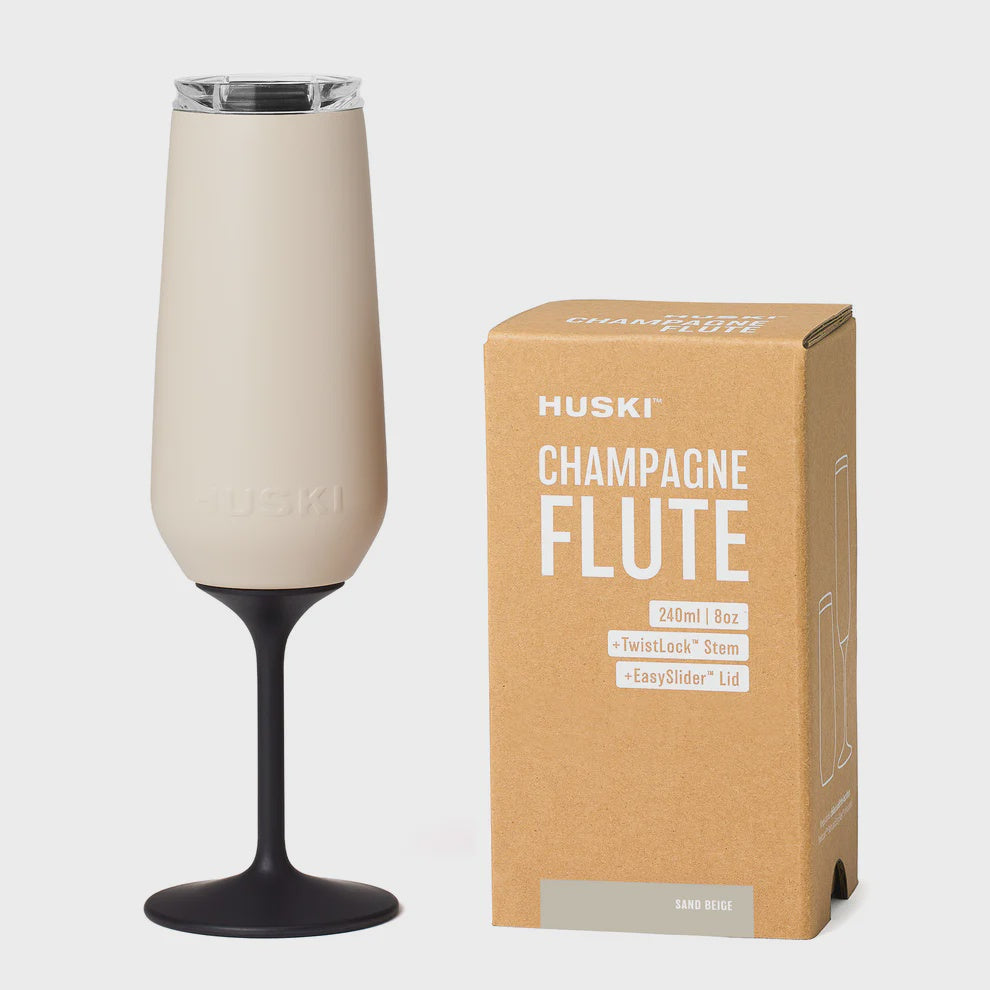 Huski Champagne Flute - Sand Beige