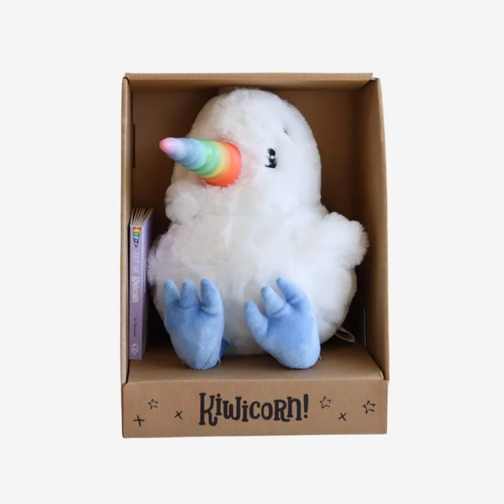 ILLUSTRATED PUBLISHING KIWICORN PLUSH TOY + JUST LIKE KIWICORN