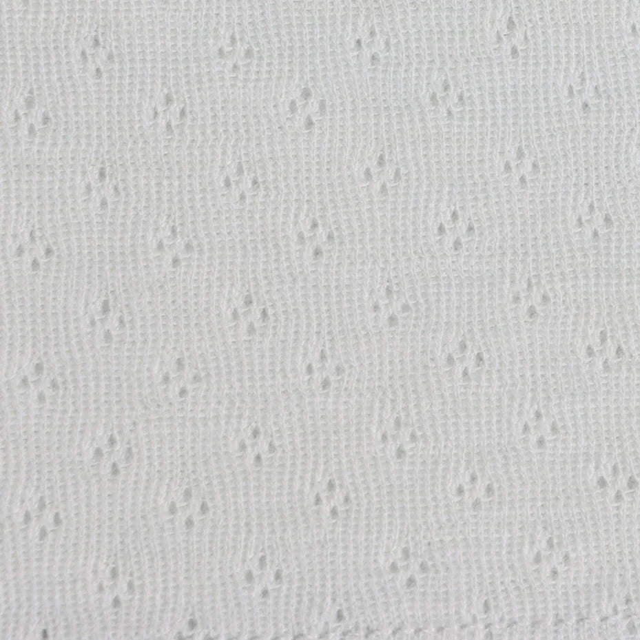Little bee by dimples Merino Long Sleeve Bodysuit- Pointelle - Duck Egg