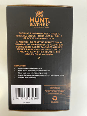 Hunt & Gather Burger Press BBQ Master