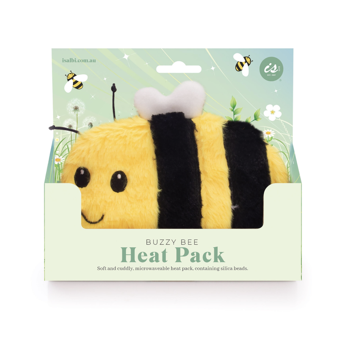 ISGIFT BEE HEAT PACK YELLOW 20X17X3.5CM