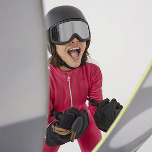 IZIPIZI Sport Snow Goggles Adult All Weather - Black