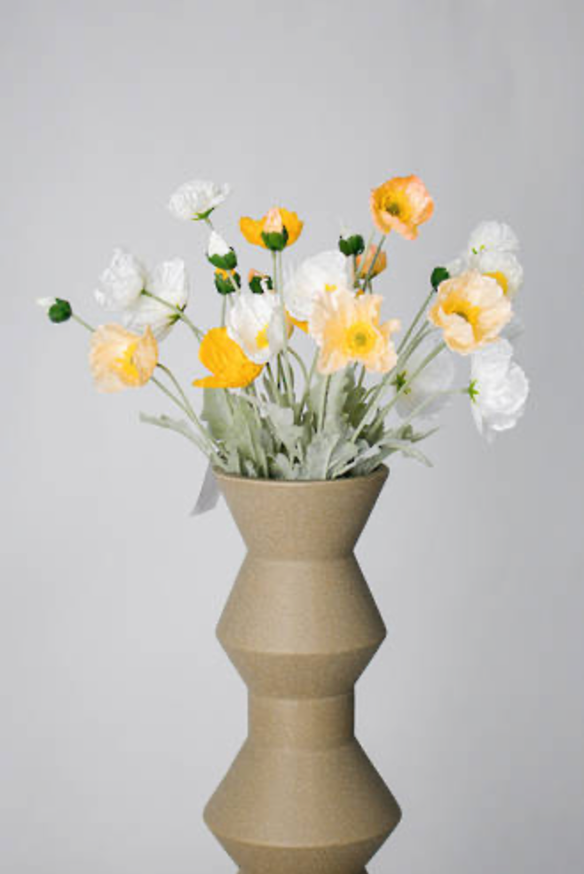 Iceland Poppy Spray 62cm Blush