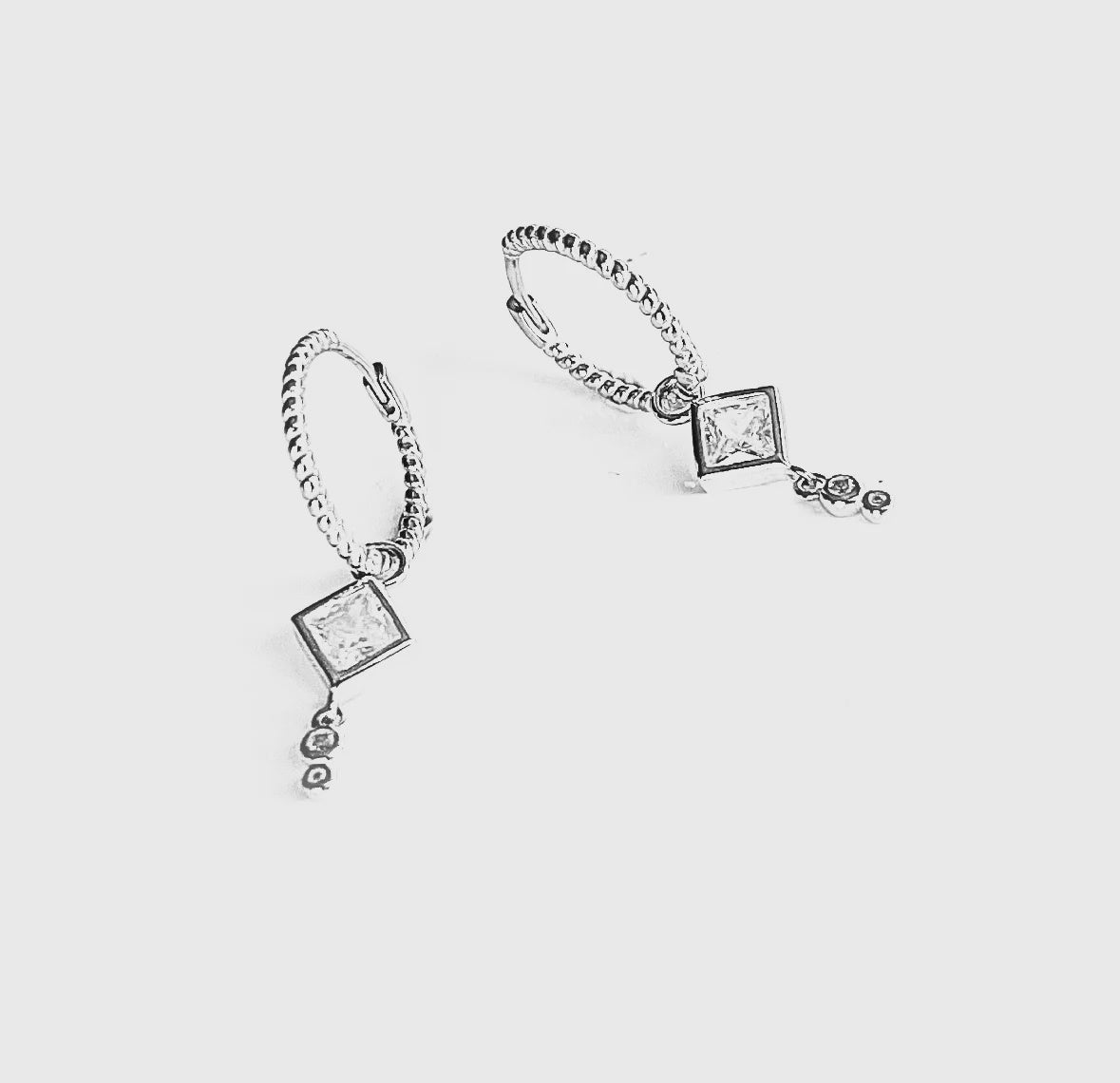 Into the Light - Celeste Earrings - Silver