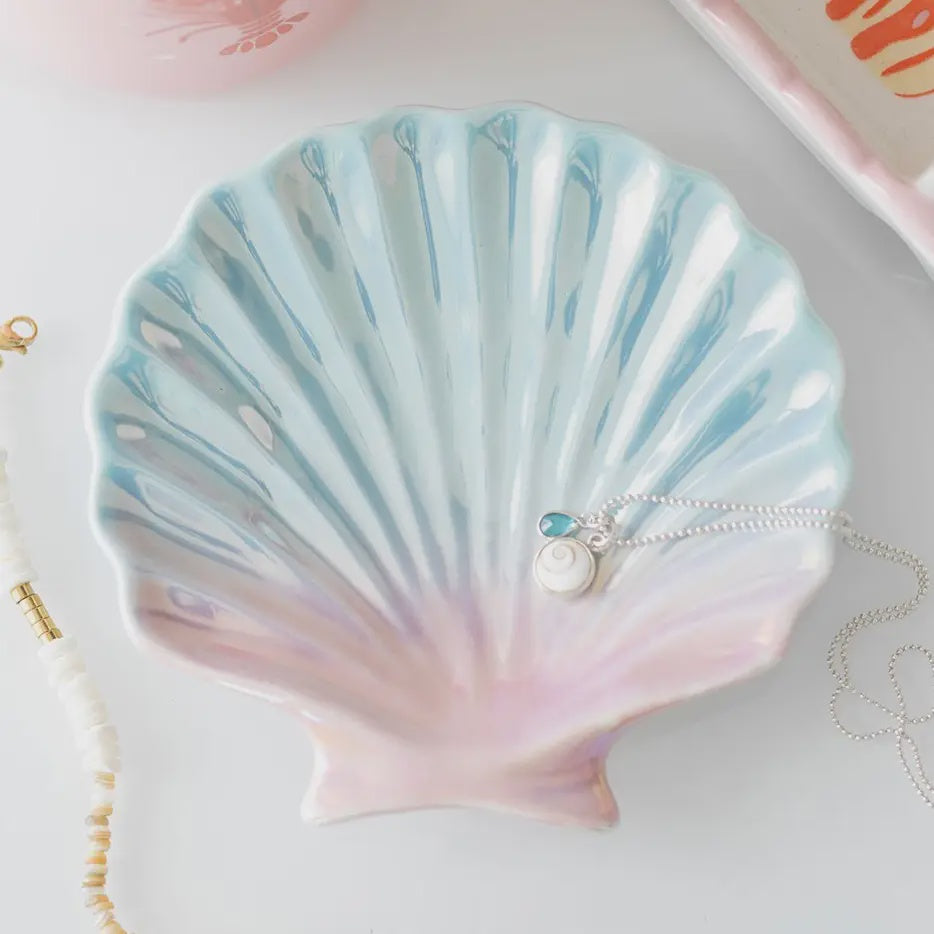 Iridescent Shell Trinket Dish