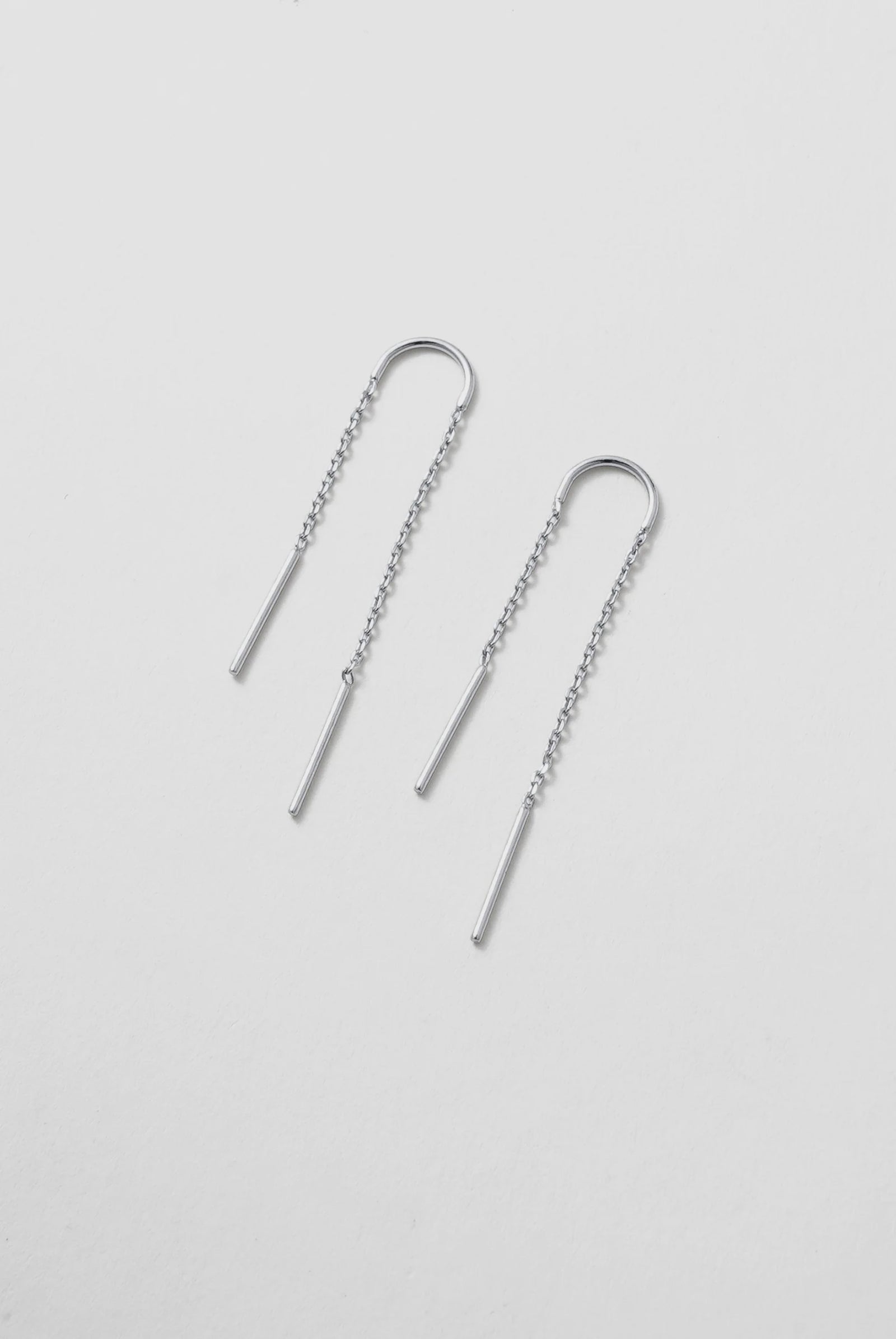 ZAFINO Ivy Thread Essential Earring - Silver 7345