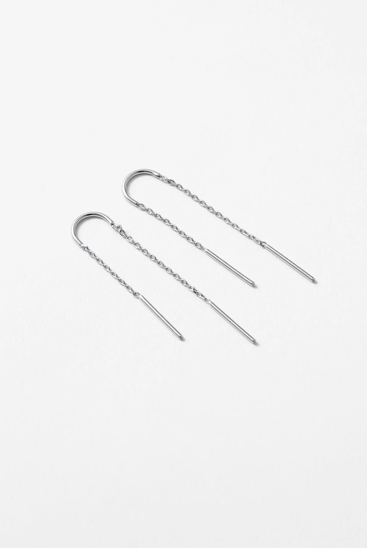 ZAFINO Ivy Thread Essential Earring - Silver 7345