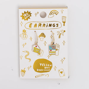 Yellow Owl Workshop Cake & Cake Mix Drop Earrings