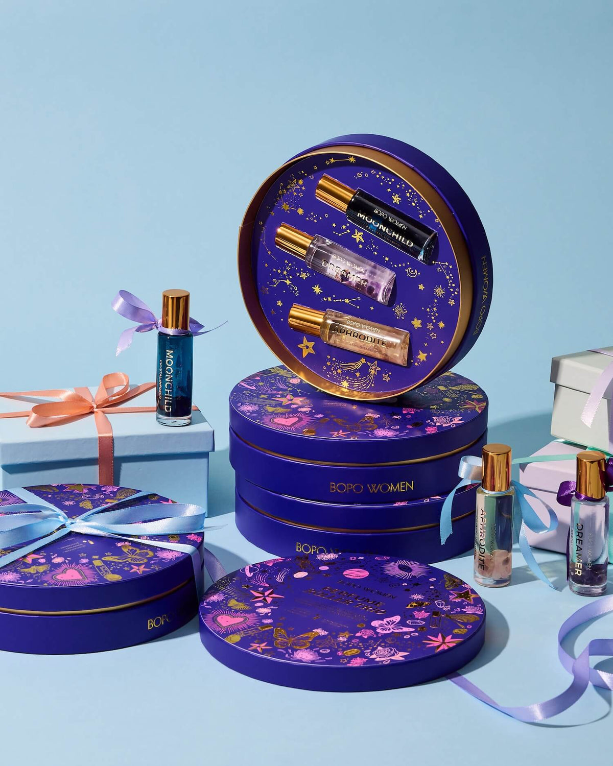 Bopo Woman Perfume Roller Trio Set Gift Box