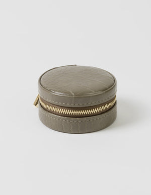 Stella+Gemma Jewel Box - Small Round Khaki