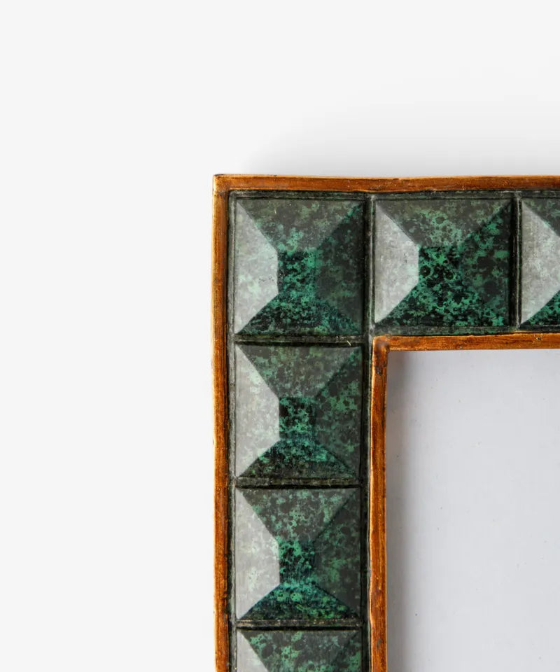 French Country Collections Jade Squares Photo Frame 4x6"