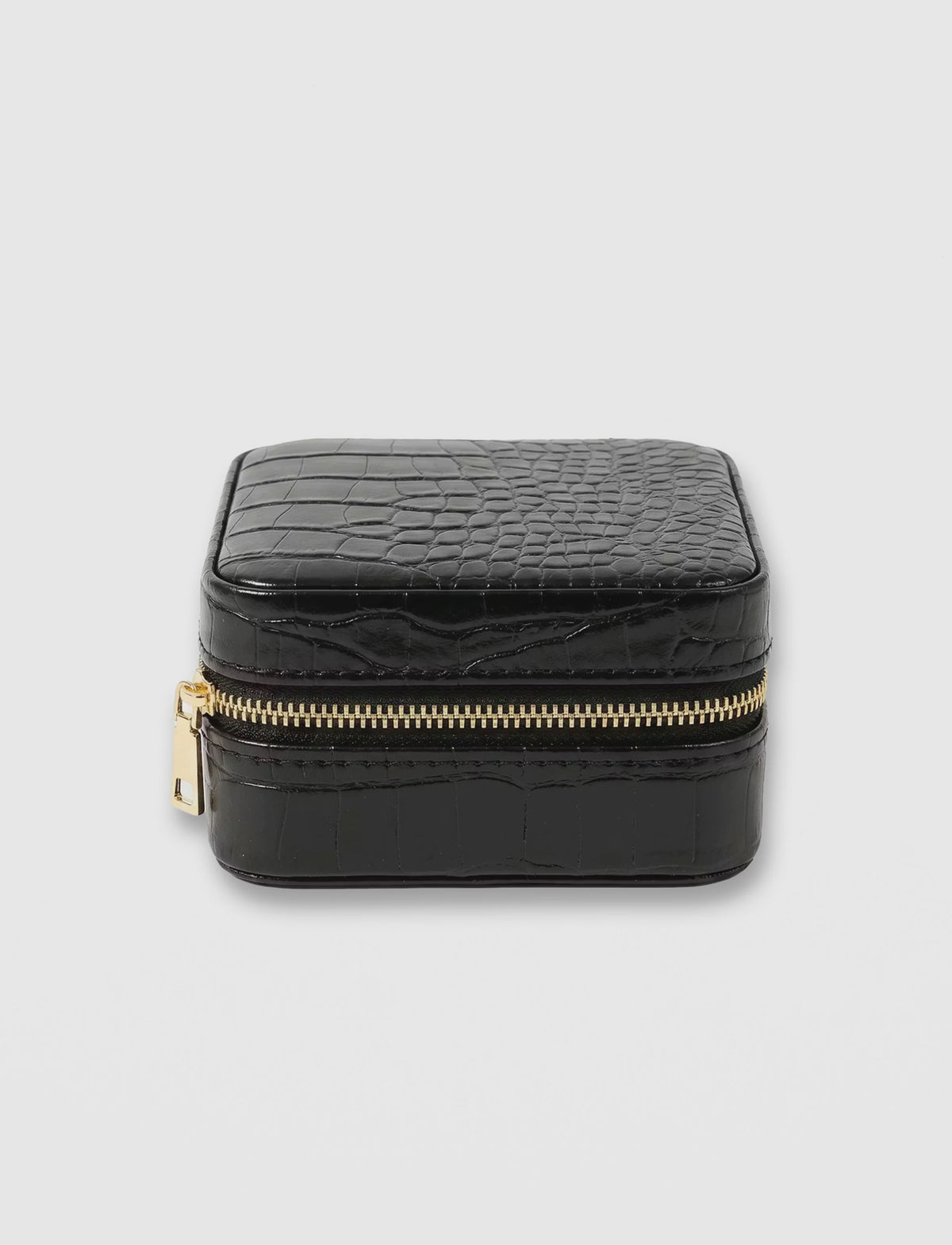 Jewel Box Croc Square - Black
