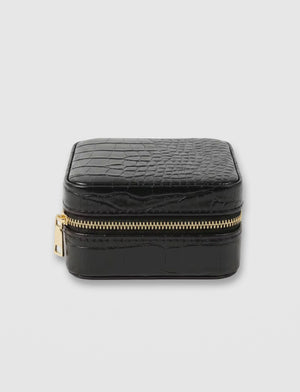 Jewel Box Croc Square - Black