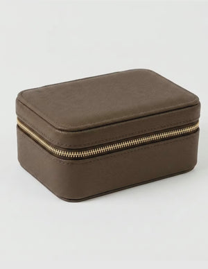 Stella+Gemma Jewel Box Large Rectangle - Chocolate Brown jewelry box
