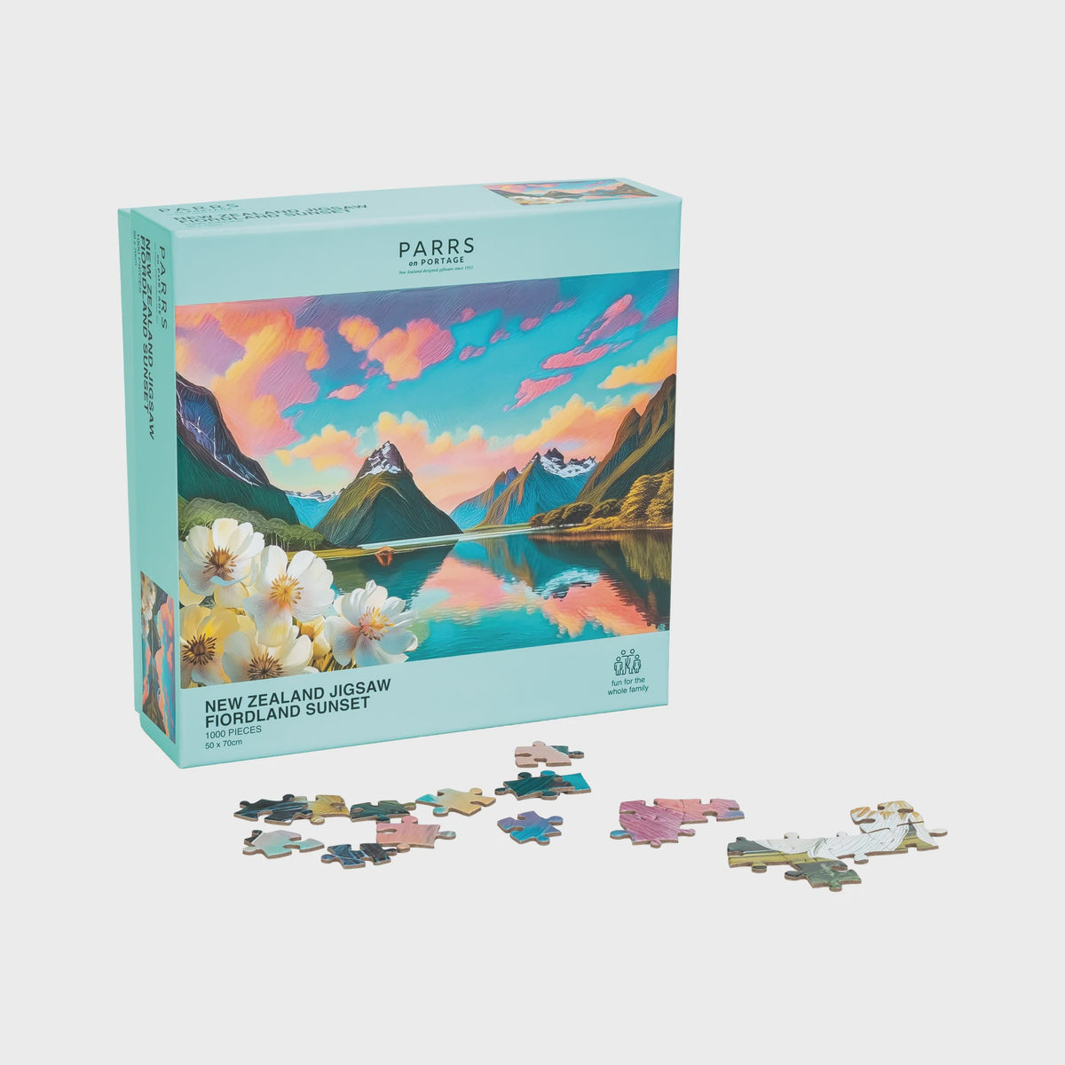 Jigsaw Puzzle Fiordland Sunset 1000pcs