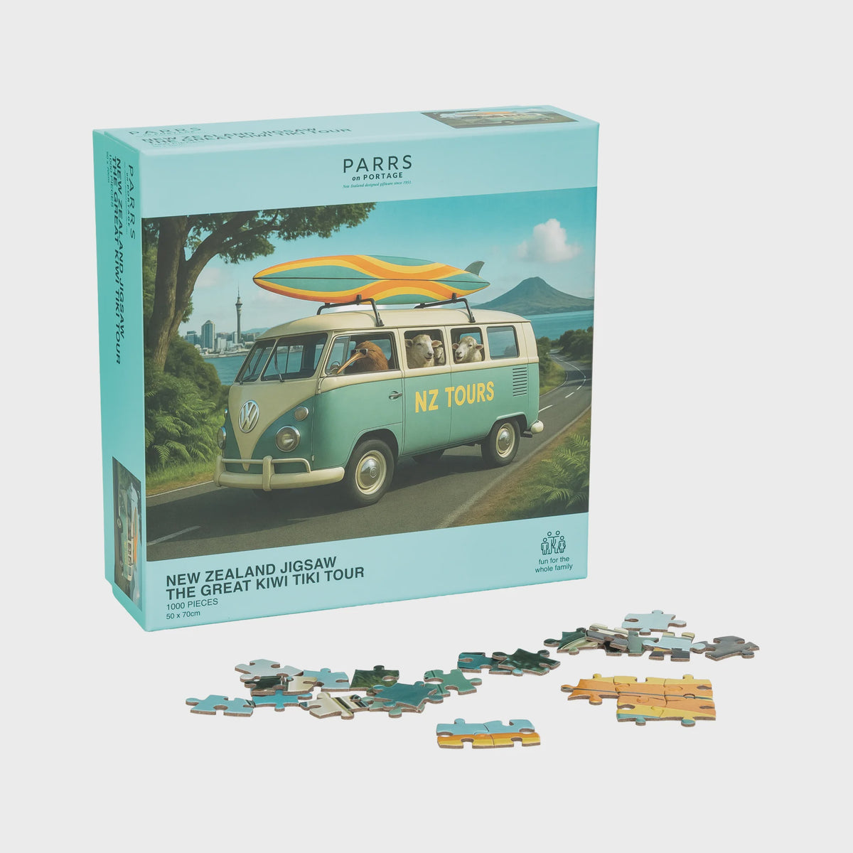 Jigsaw Puzzle The Great Kiwi Tiki Tour 1000pcs