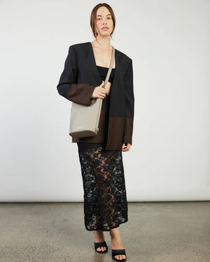 SABEN Jojo Shoulder Bag - Dove Pebble light grey