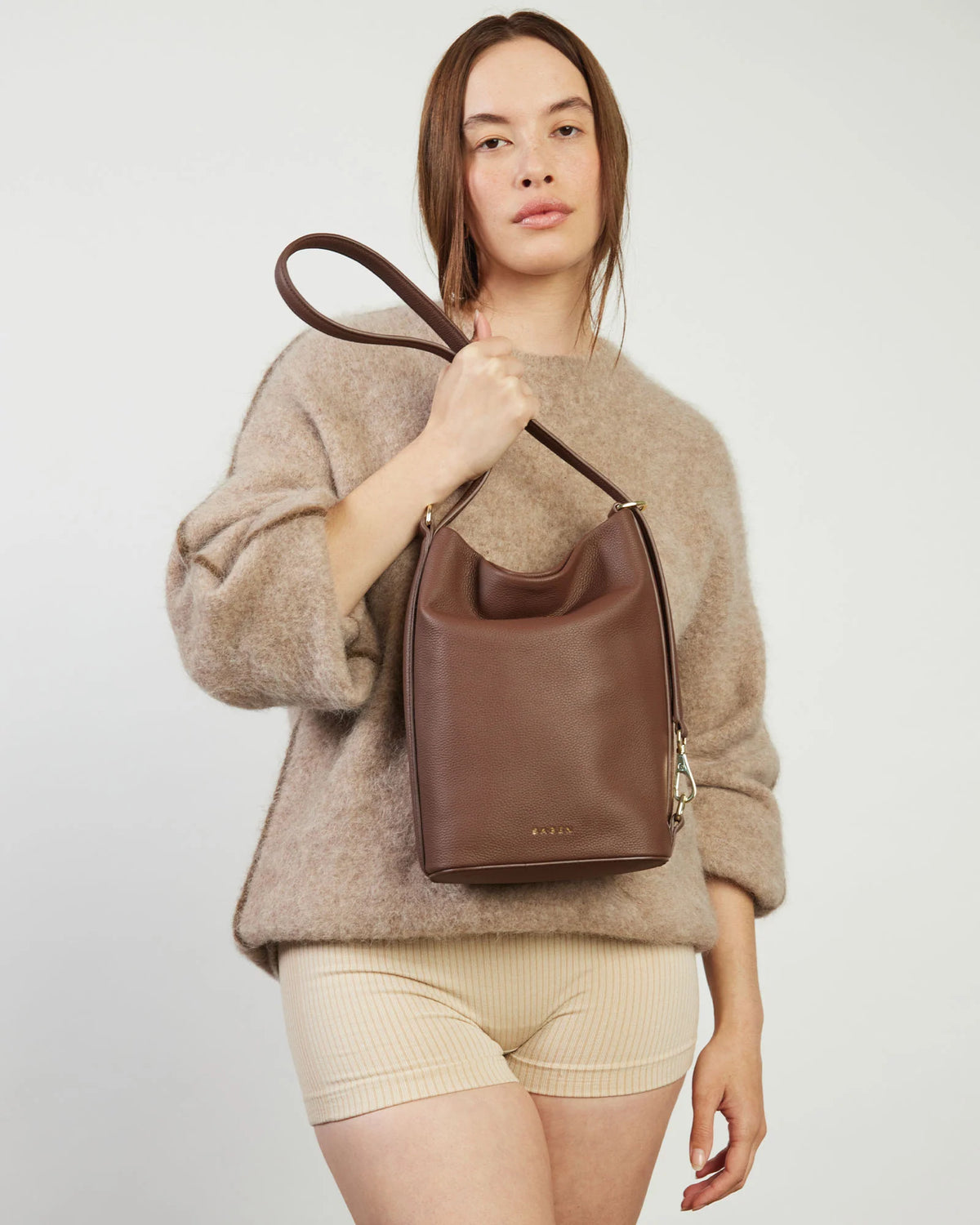 Saben Jojo Shoulder Bag - Umber Pebble