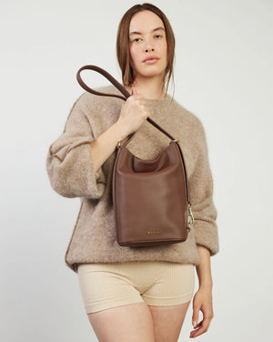 Saben Jojo Shoulder Bag - Umber Pebble