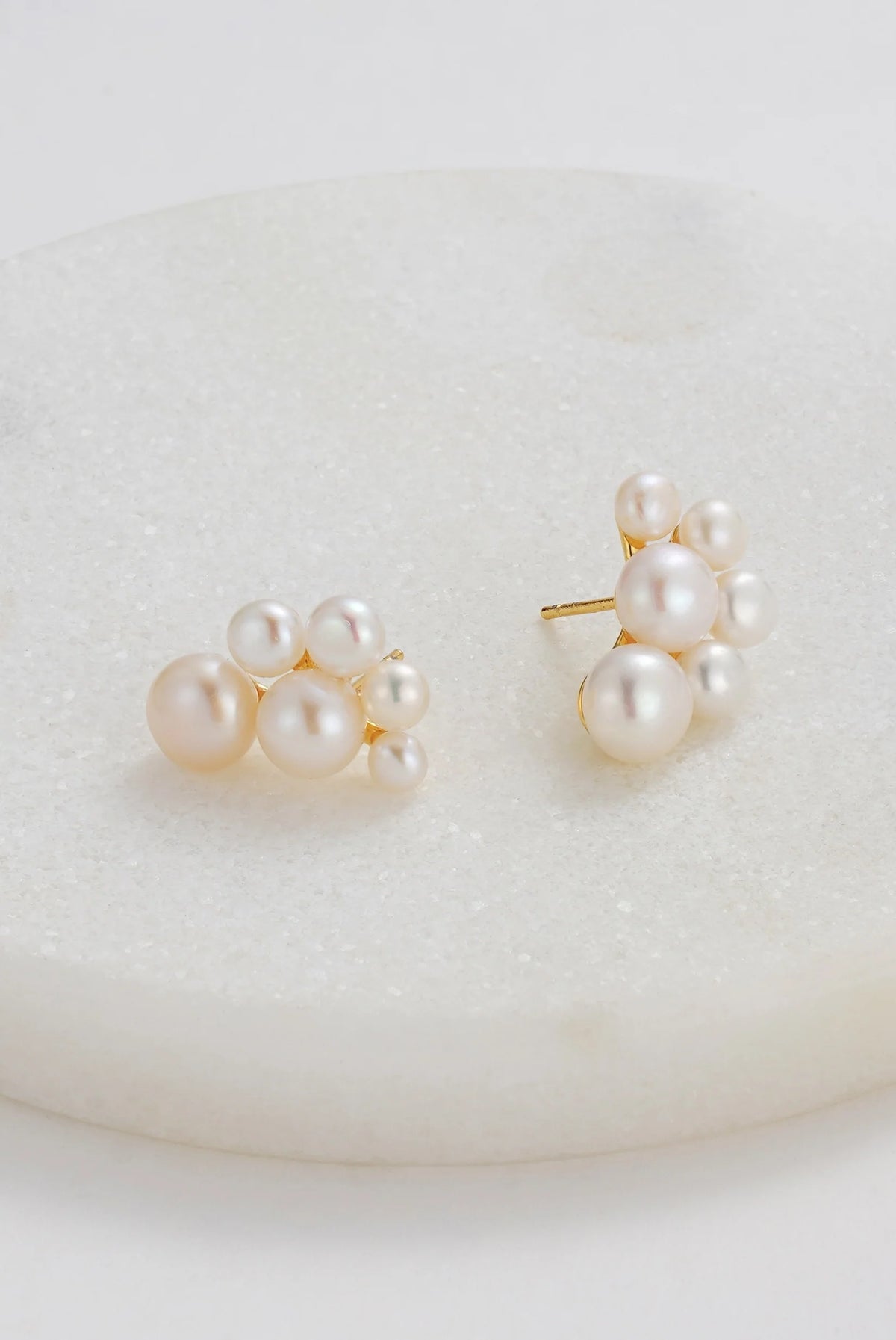 ZAFINO Josephine Pearl Earring - Gold 7378