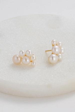 ZAFINO Josephine Pearl Earring - Gold 7378