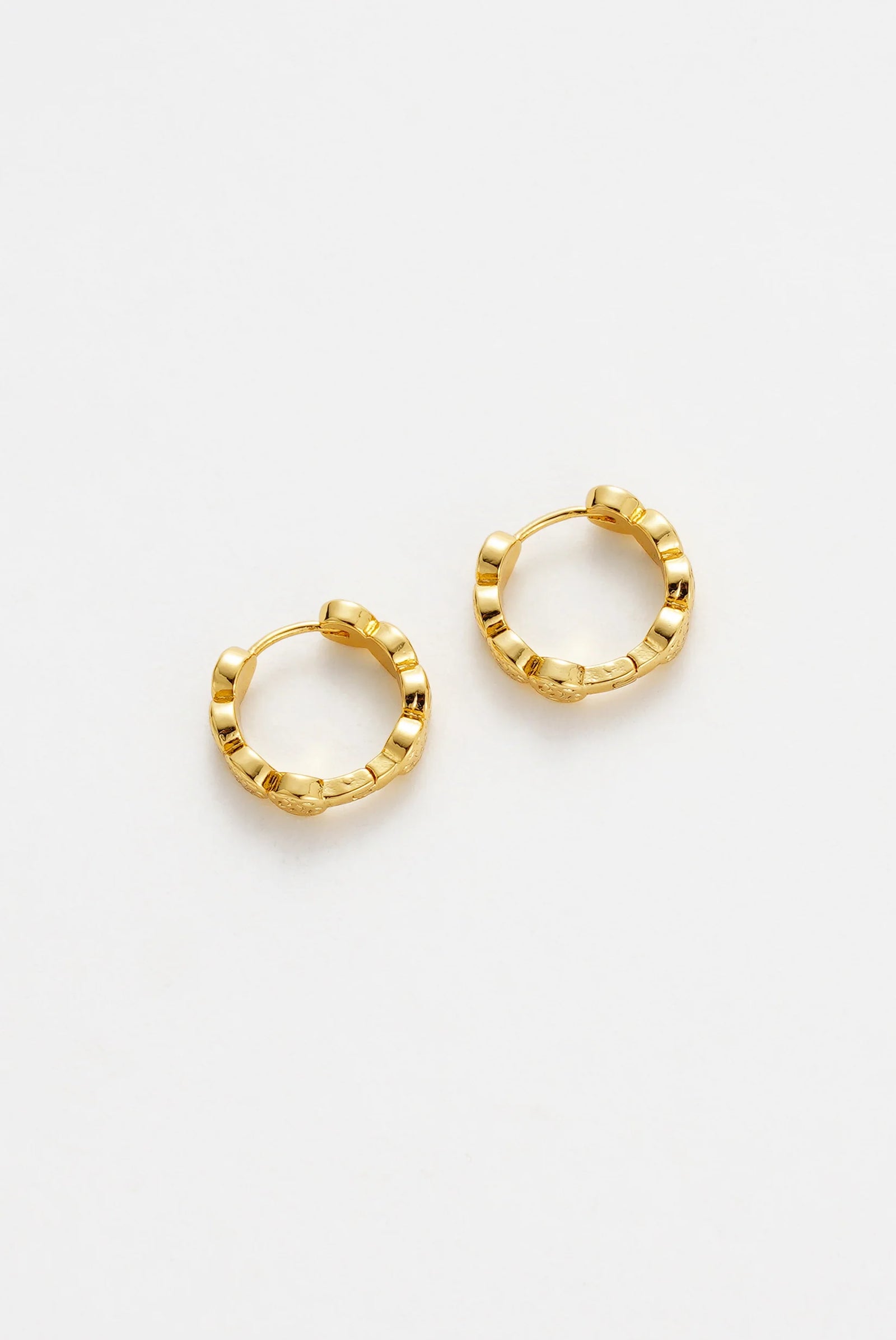 ZAFINO Josie Hoop Essential Earring - Gold 7358