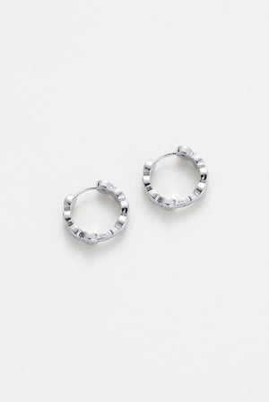 ZAFINO Josie Hoop Essential Earring - Silver 7359