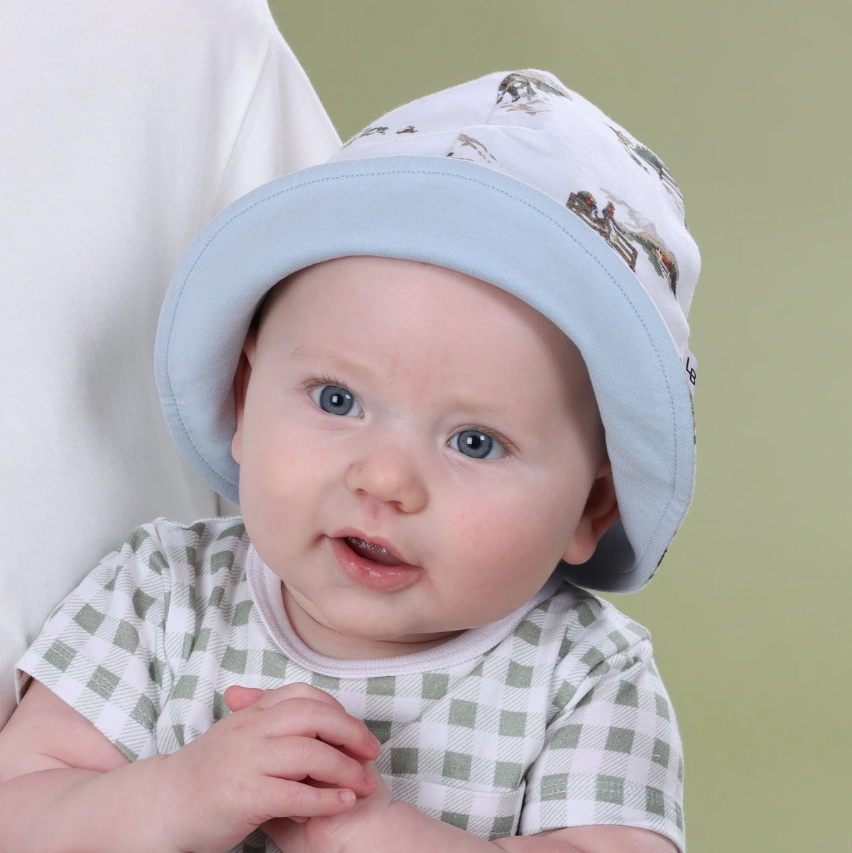 Little Bee by Dimples Cotton Sunhat Cowboys
