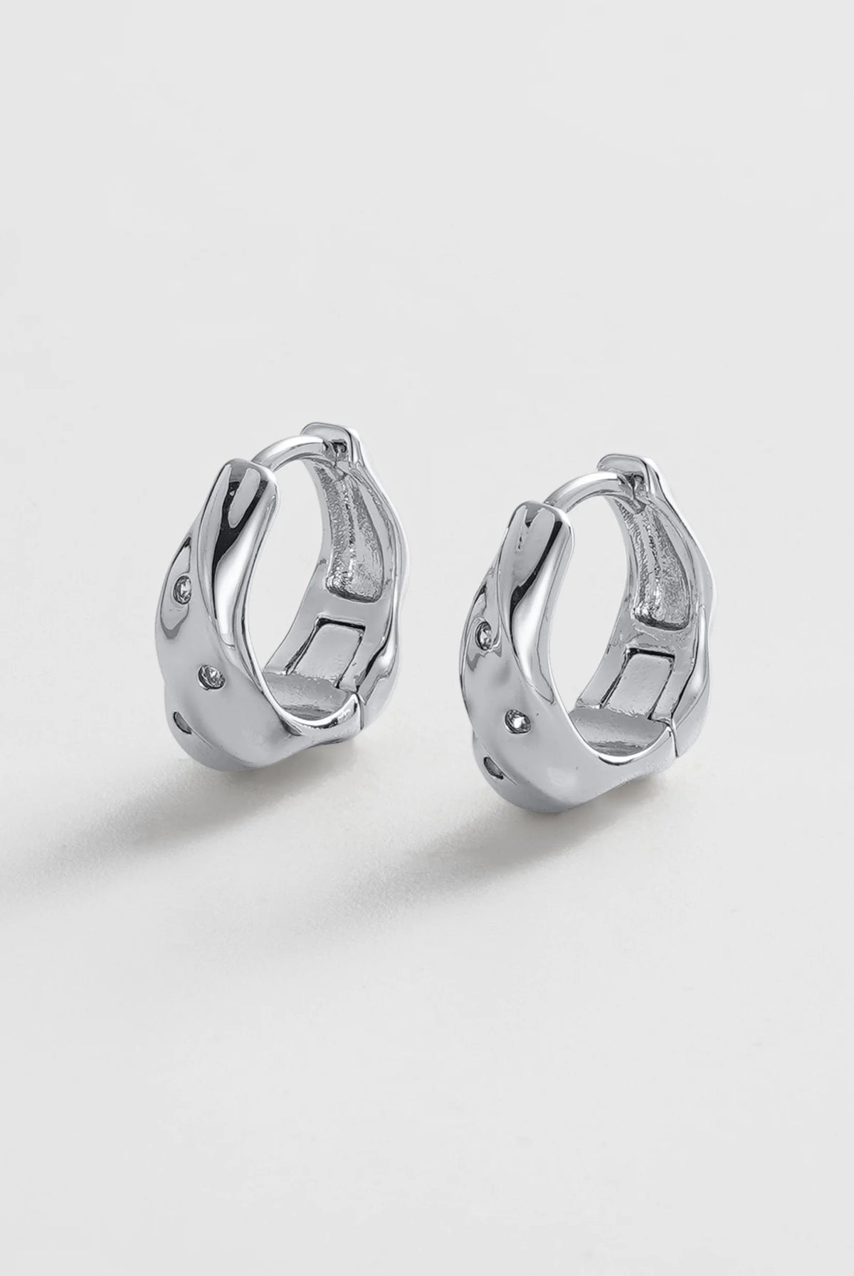 Zafino The June Hoop Silver earrings 7860