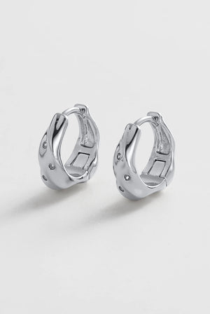 Zafino The June Hoop Silver earrings 7860