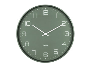 KARLSSON Lofty Wall Clock - Matte Green
