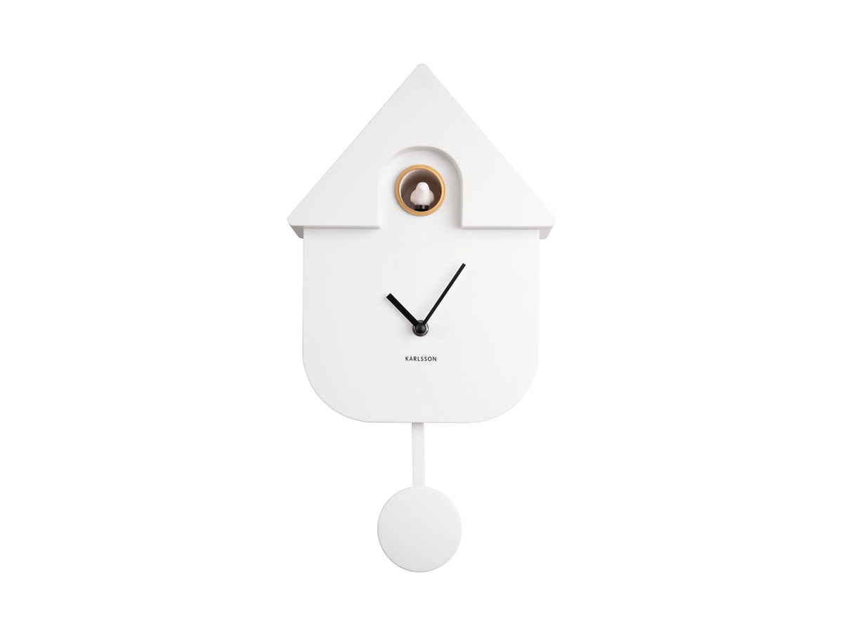 KARLSSON Modern Cuckoo Clock - White