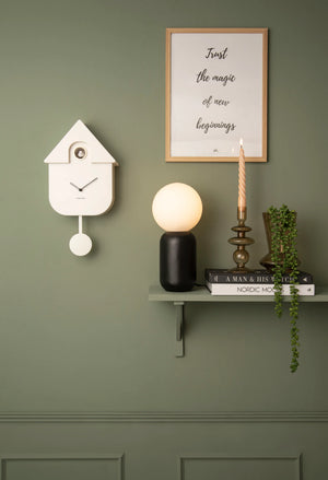 KARLSSON Modern Cuckoo Clock - White