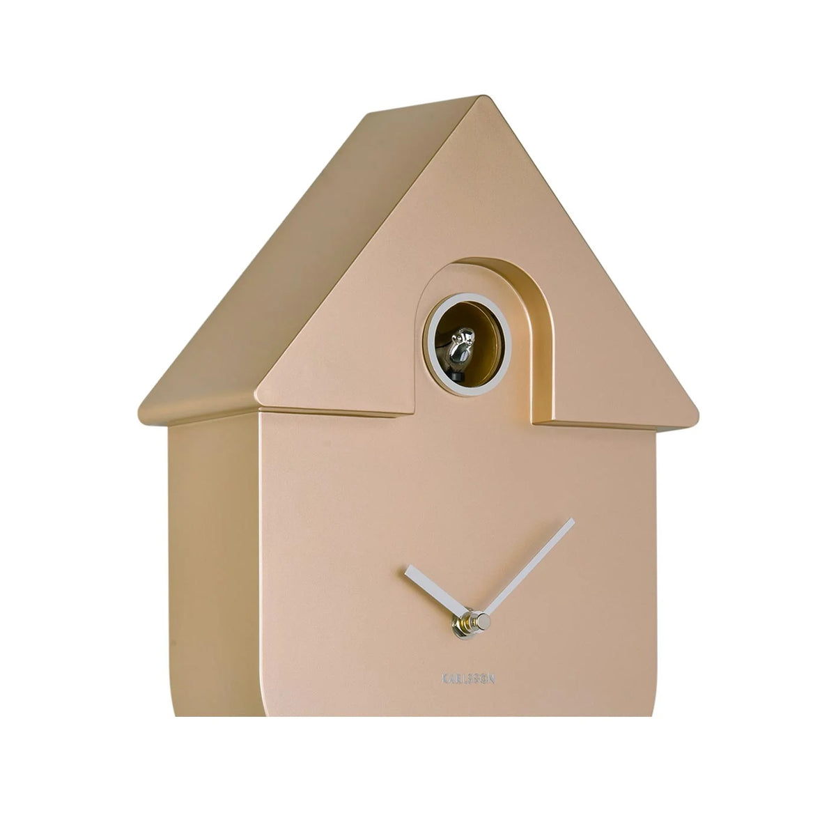 Modern Cuckoo Clock - Metallic Rose Gold