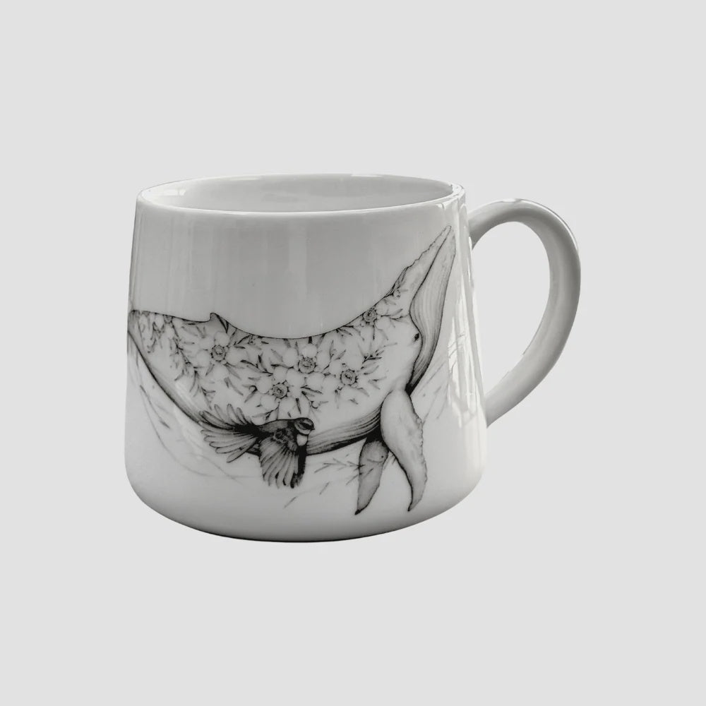 KATY HAYWARD Mug CUP - LEAD ME HOME - PAIKEA / HUMPBACK WHALE & FRIENDS