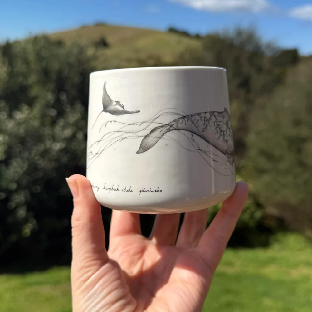 KATY HAYWARD Mug CUP - LEAD ME HOME - PAIKEA / HUMPBACK WHALE & FRIENDS